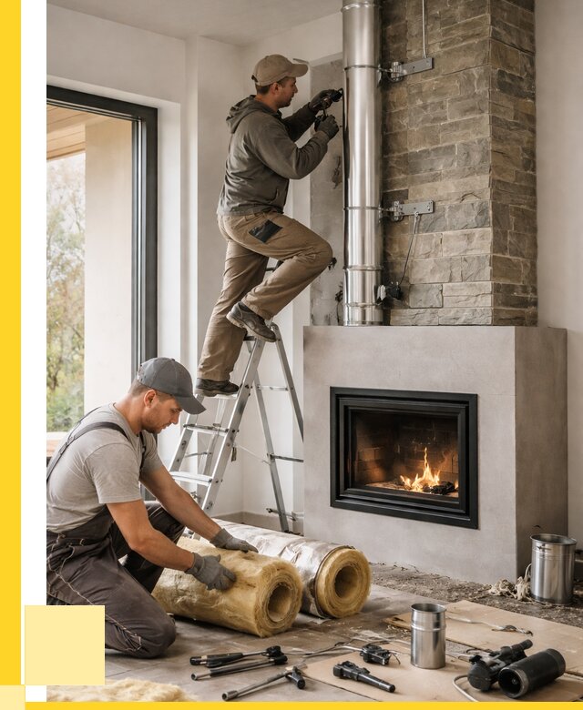 Монтаж дымоходов для каминов в Ногинске от 15197 р. ЭриданНгн