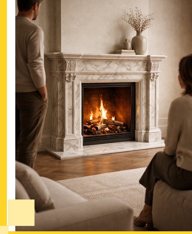 Мраморные камины под ключ в Ногинске от 253275 р. | ЭриданНгн