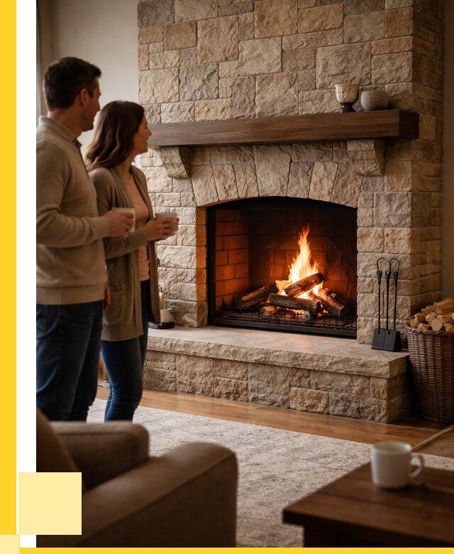 Каменные камины на заказ в Ногинске от 182358 р. | ЭриданНгн