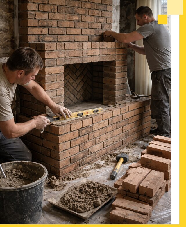 Изготовление и установка кирпичных каминов в Ногинске