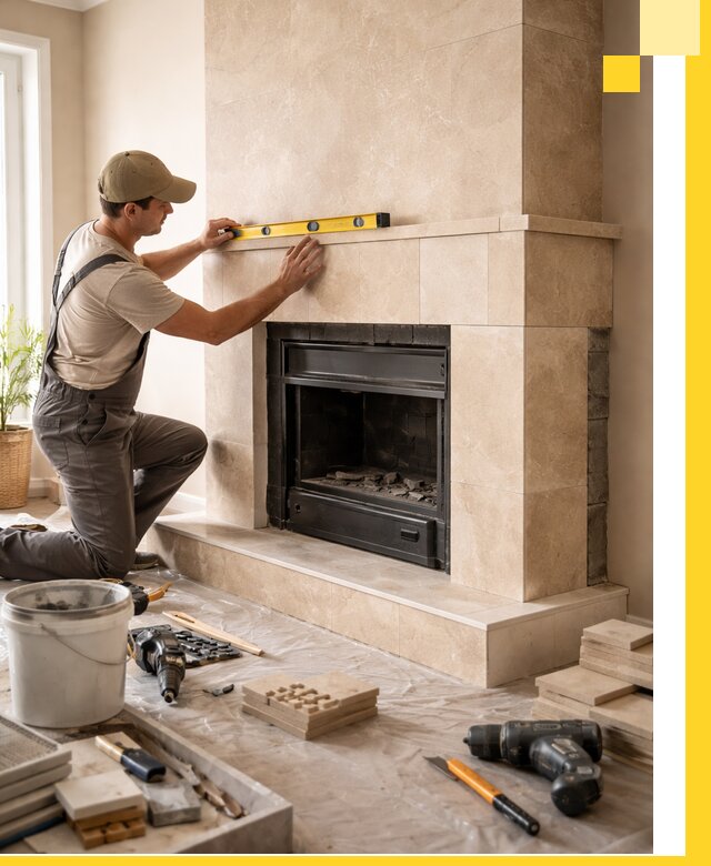 Установка и монтаж каминов в частном доме под ключ в Ногинске