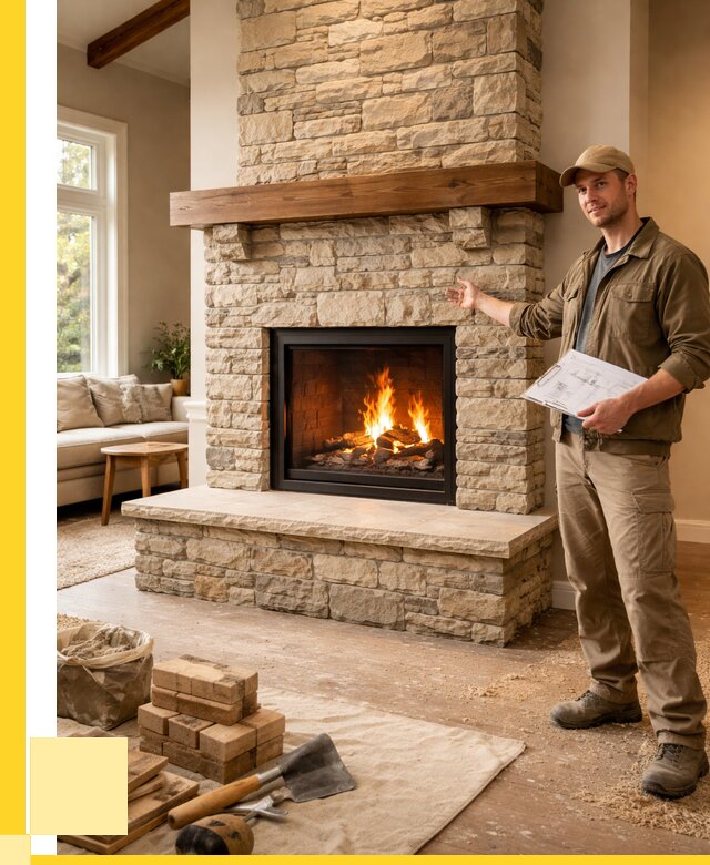 Камины под ключ в Ногинске от 182358 р. | ЭриданНгн — установка