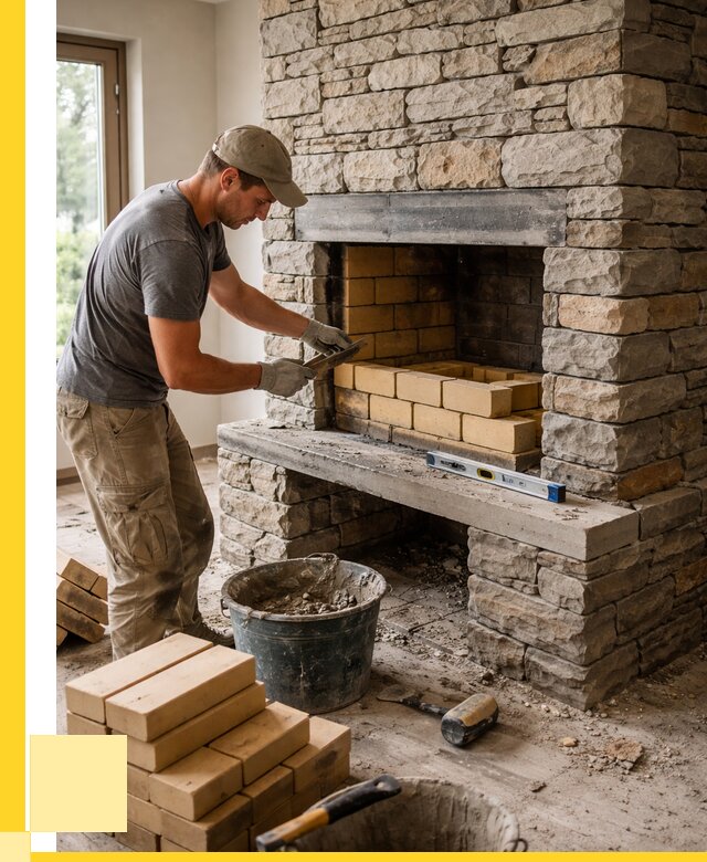 Кладка каминов и камина в Ногинске от 25328 р. ЭриданНгн