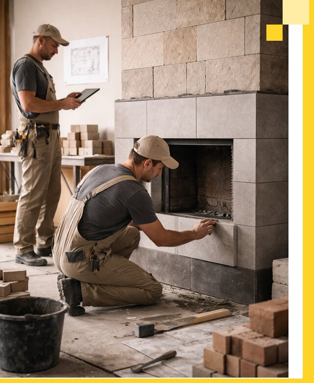 Индивидуальные проекты каминов и каминных систем в Ногинске