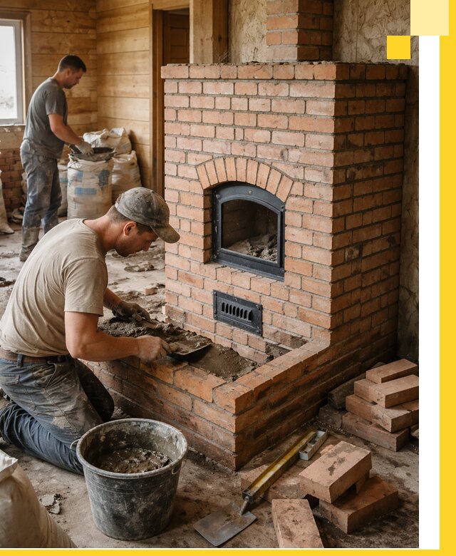 Профессиональное строительство печей в Ногинске под ключ