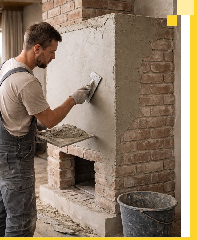 Отделка печей и облицовка каминов в Ногинске под ключ