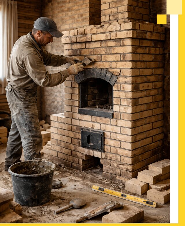 Кирпичные печи под ключ в Ногинске: проектирование и кладка
