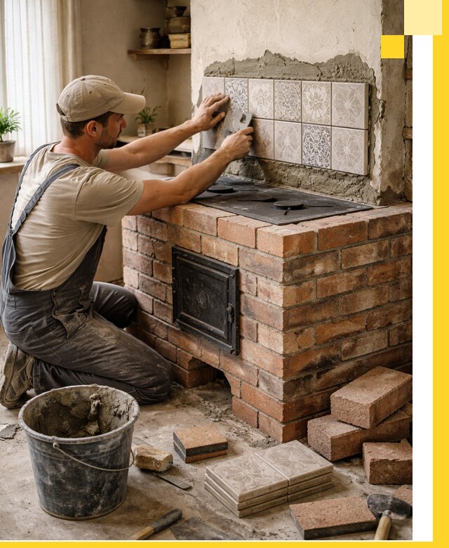 Печи с плитой на заказ монтаж гарантия и сервис в Ногинске