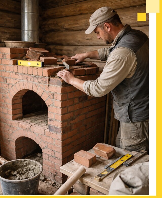 Изготовление и установка русских печей в Ногинске под ключ