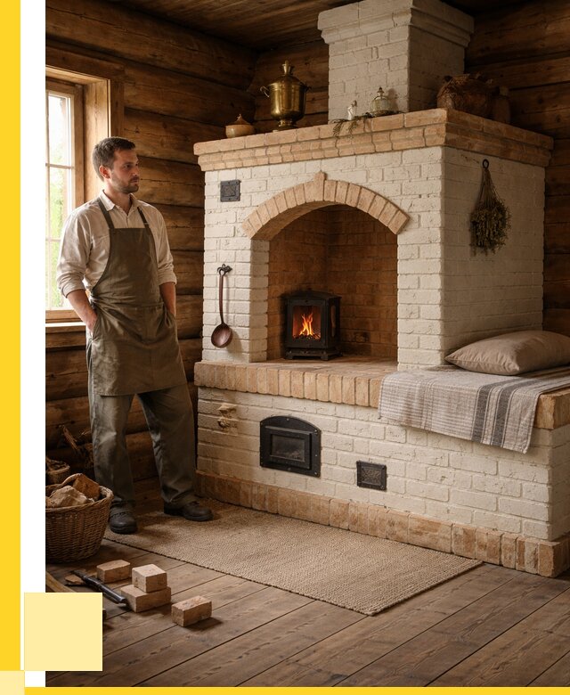 Русские печи с лежанкой под ключ в Ногинске от 151965 р. ЭриданНгн