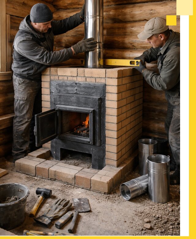 Проектирование, изготовление и установка банных печей в Ногинске