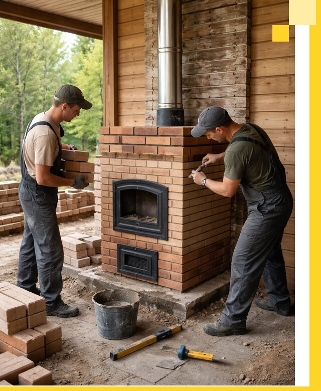 Производство и установка дачных печей под ключ в Ногинске