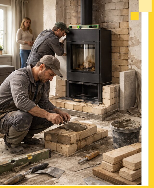 Печи и камины под ключ: проект, установка в Ногинске