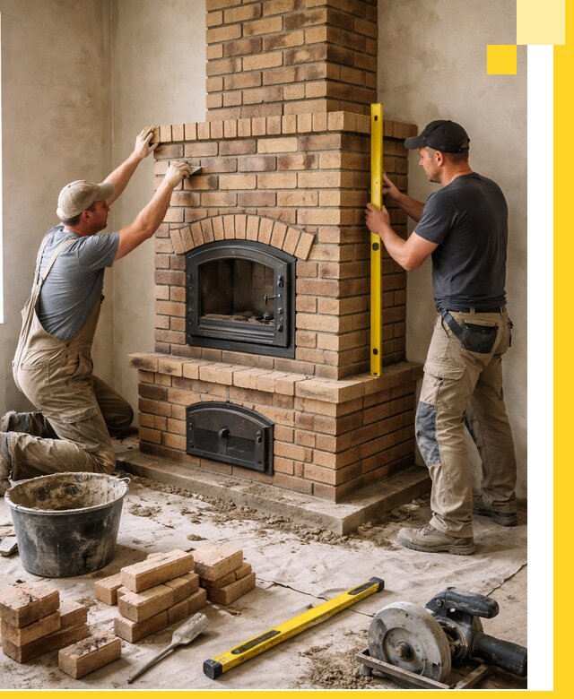 Продажа и установка печей и каминов для дома под ключ в Ногинске