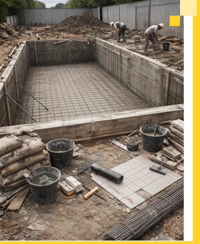 Строительство бассейнов под ключ в Ногинске, дизайн и монтаж