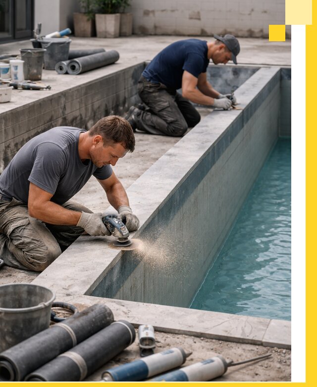 Профессиональный ремонт бассейнов под ключ в Ногинске