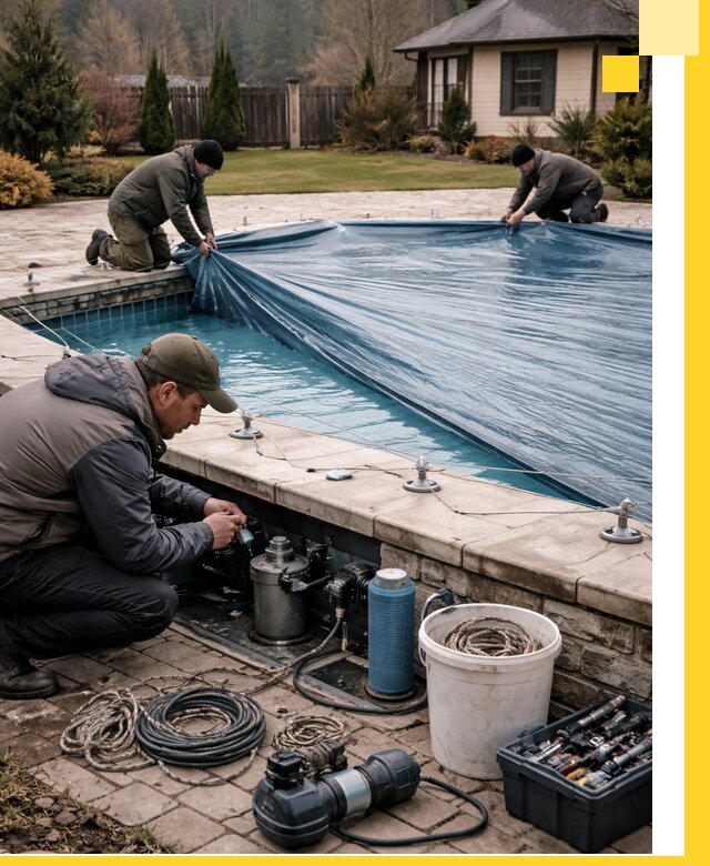 Консервация бассейнов в Ногинске: подготовка к длительному хранению