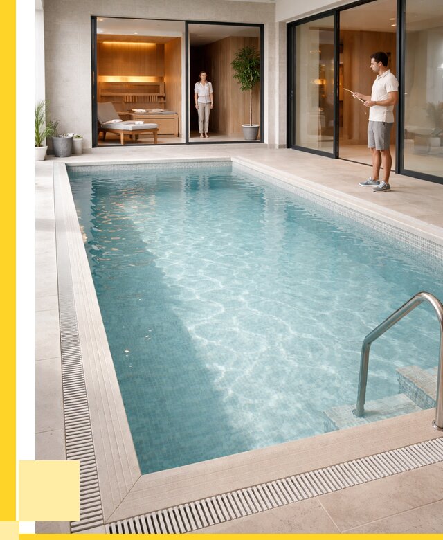 Отделка бассейна пленкой ПВХ в Ногинске от 3546 р. - ЭриданНгн