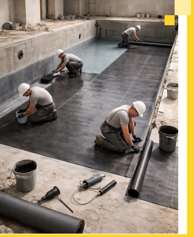 Профессиональная гидроизоляция бассейнов и чаш в Ногинске под ключ
