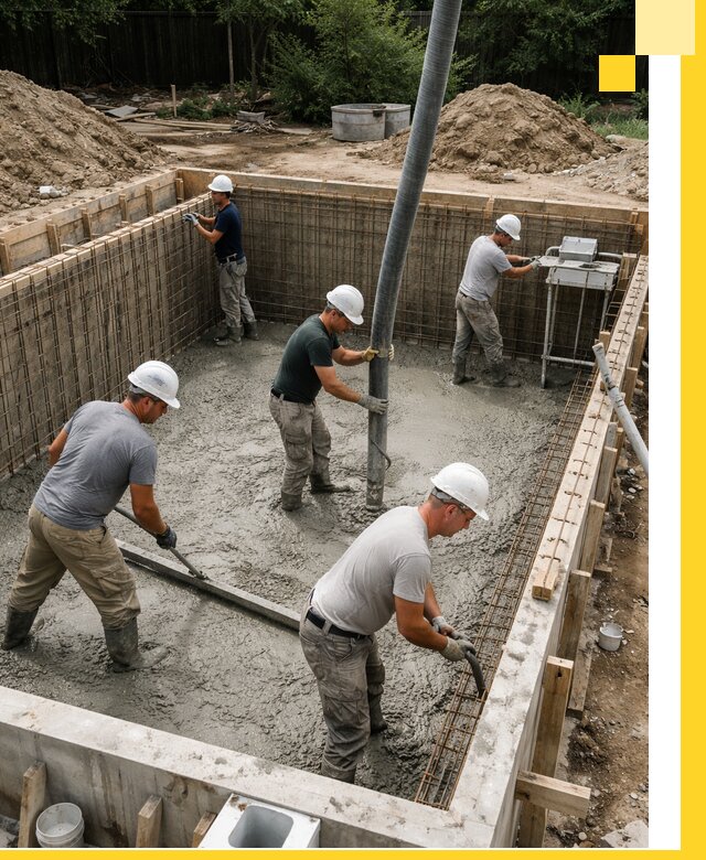 Строительство бетонных бассейнов под ключ в Ногинске