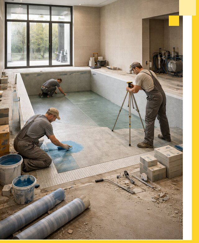 Проект и строительство закрытых бассейнов в Ногинске под ключ