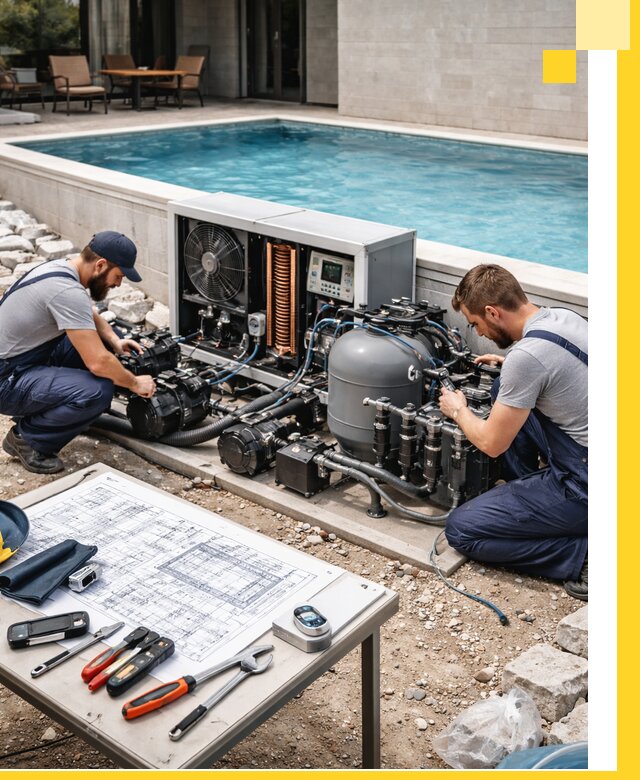 Проектирование и монтаж бассейнов с подогревом в Ногинске