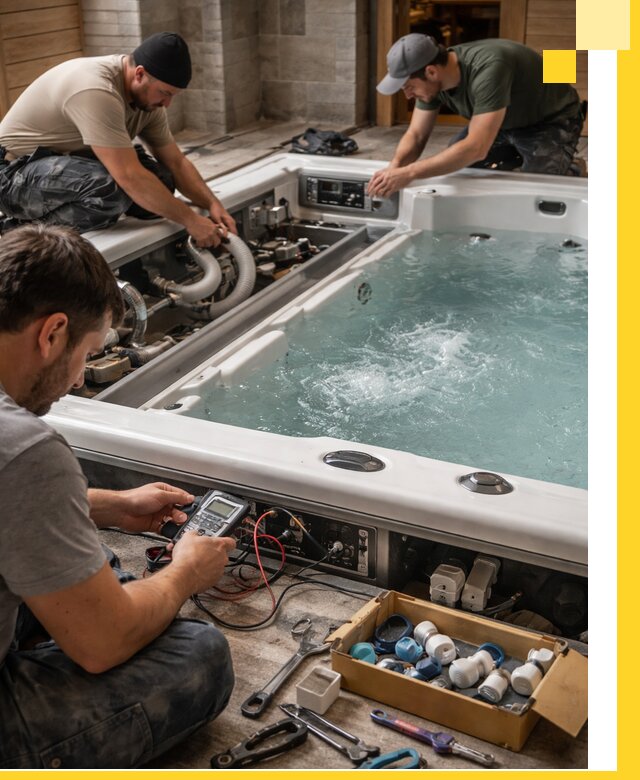 Гидромассажные бассейны под ключ в Ногинске, дизайн и монтаж