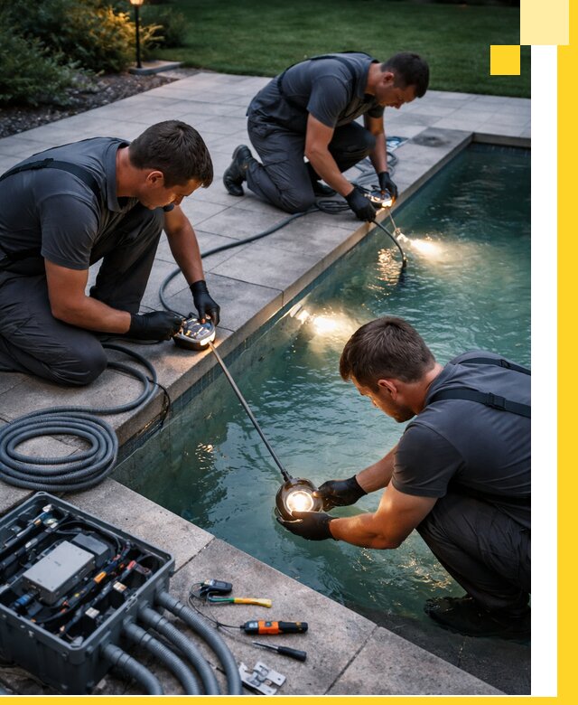 Профессиональное освещение бассейнов в Ногинске: дизайн и монтаж