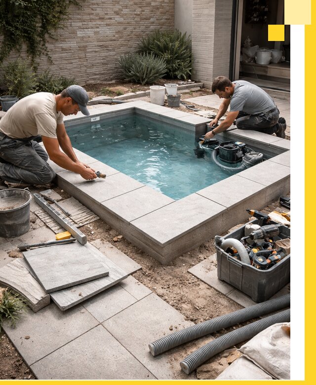 Мини бассейны под ключ в Ногинске, дизайн и установка