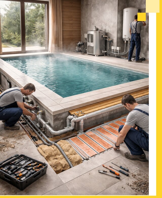 Проектирование и строительство тёплых бассейнов в Ногинске