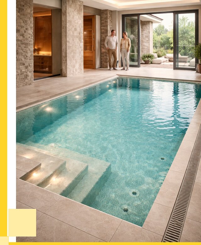 Бассейн во дворе в Ногинске: проект, отделка от 1215720 р. | ЭриданНгн