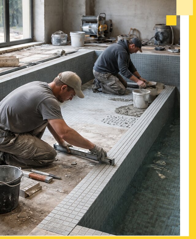 Строительство бассейна в частном доме в Ногинске под ключ