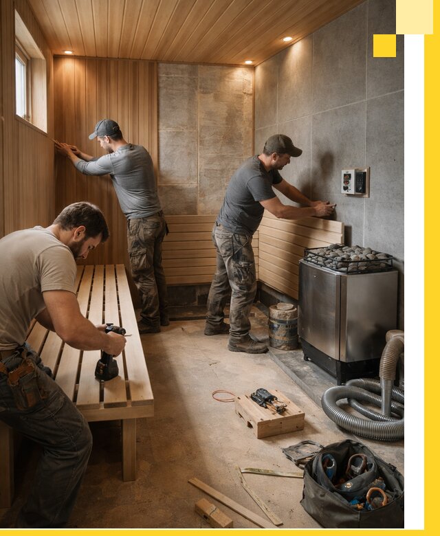 Сауны под ключ в Ногинске, проектирование, строительство, отделка