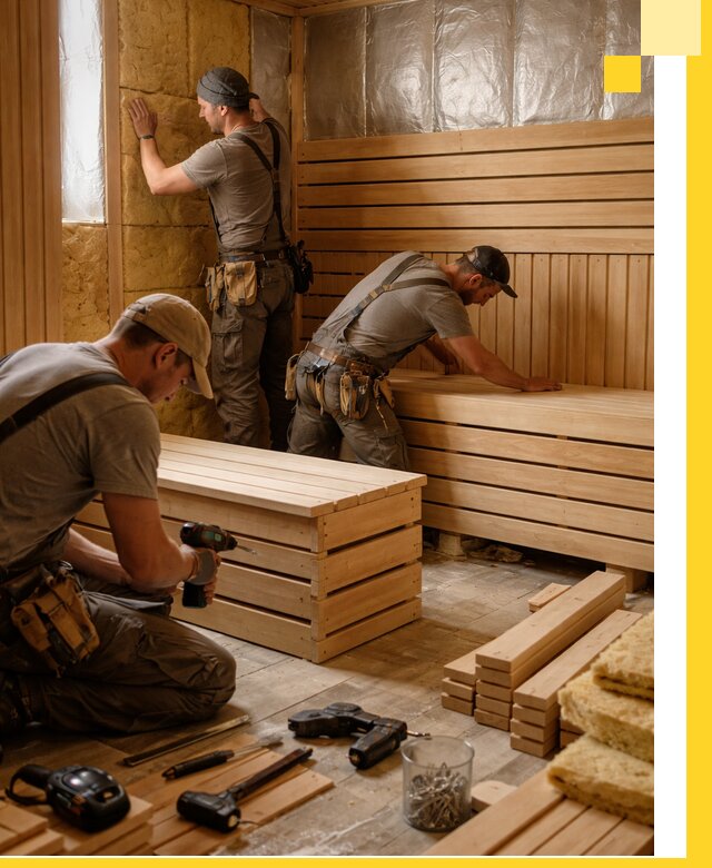 Профессиональное строительство саун под ключ в Ногинске