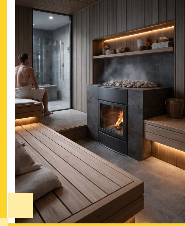 Проект сауны в частном доме в Ногинске от 35459 р. | ЭриданНгн
