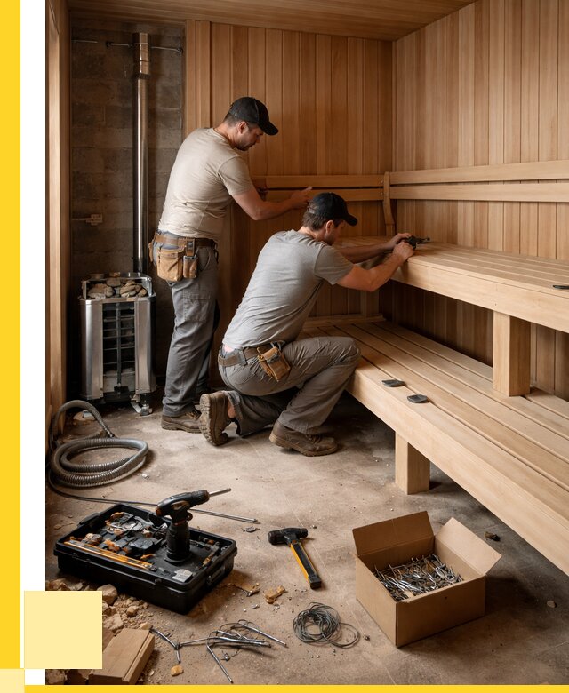 Монтаж саун под ключ в Ногинске от 121572 р. | ЭриданНгн