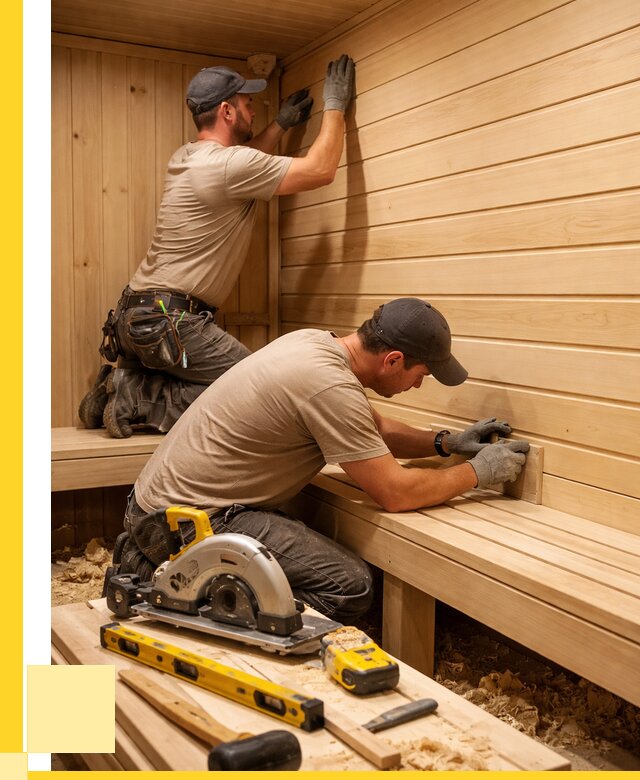 Обшивка саун вагонкой в Ногинске от 2533 р. | ЭриданНгн