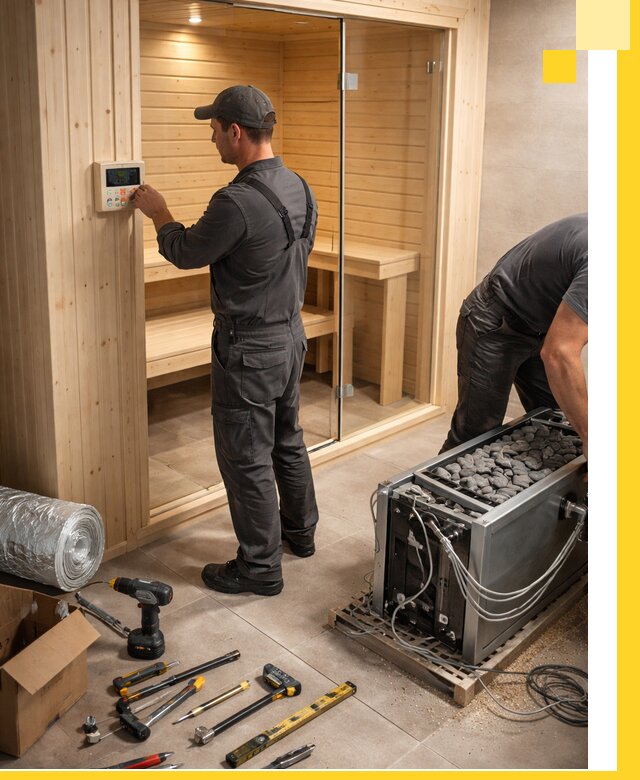 Поставка, установка и монтаж электрических саун в Ногинске