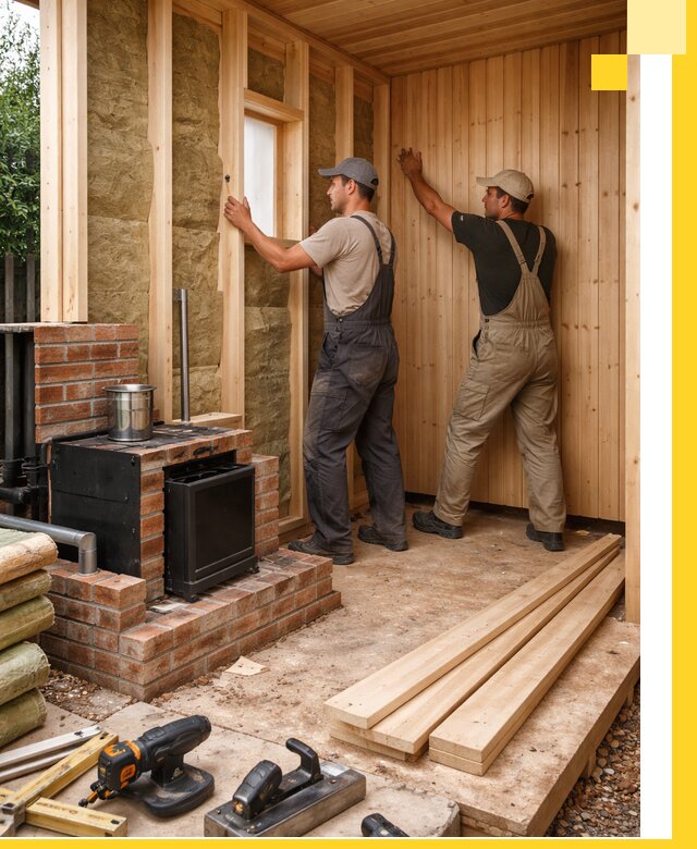 Строительство и установка дачных саун под ключ в Ногинске