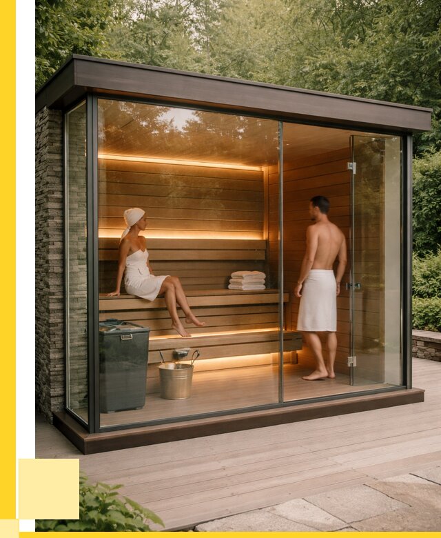 Сауна стеклянная и двери для сауны в Ногинске от 253275 р. | ЭриданНгн