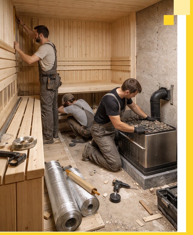 Индивидуальные сауны на заказ в Ногинске под ключ, проект и монтаж