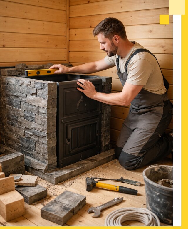 Производство и установка печей для саун под ключ в Ногинске