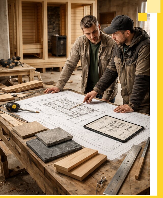 Проекты бань под ключ и планы строительства в Ногинске