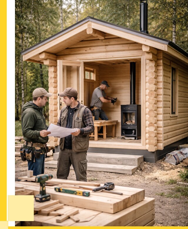 Монтаж бань под ключ в Ногинске — от 202620 р. | ЭриданНгн