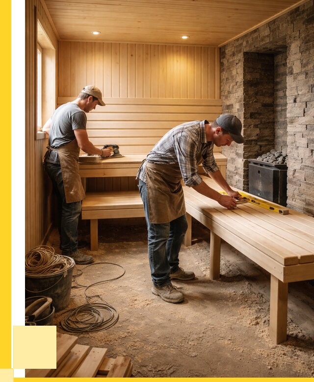 Отделка бани в Ногинске: внутренняя отделка от 3039 р. | ЭриданНгн