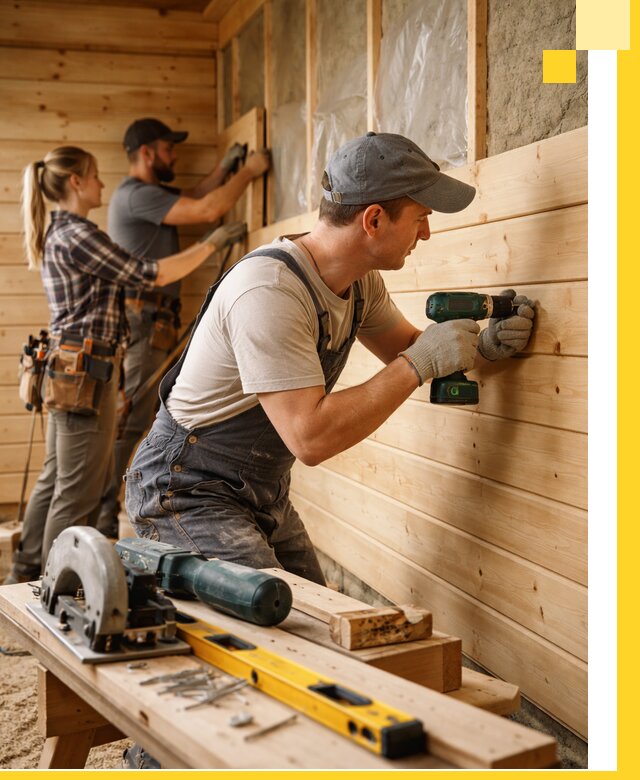 Обшивка бань под ключ в Ногинске: отделка стен и потолков