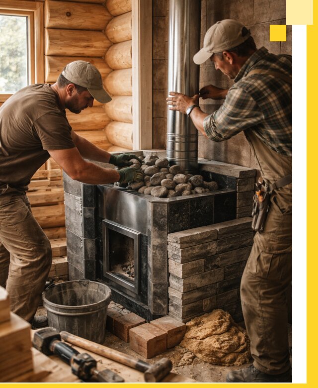 Строительство и отделка русских бань под ключ в Ногинске