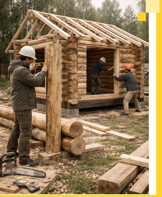 Строительство бань для дачи под ключ в Ногинске с доставкой и монтажом