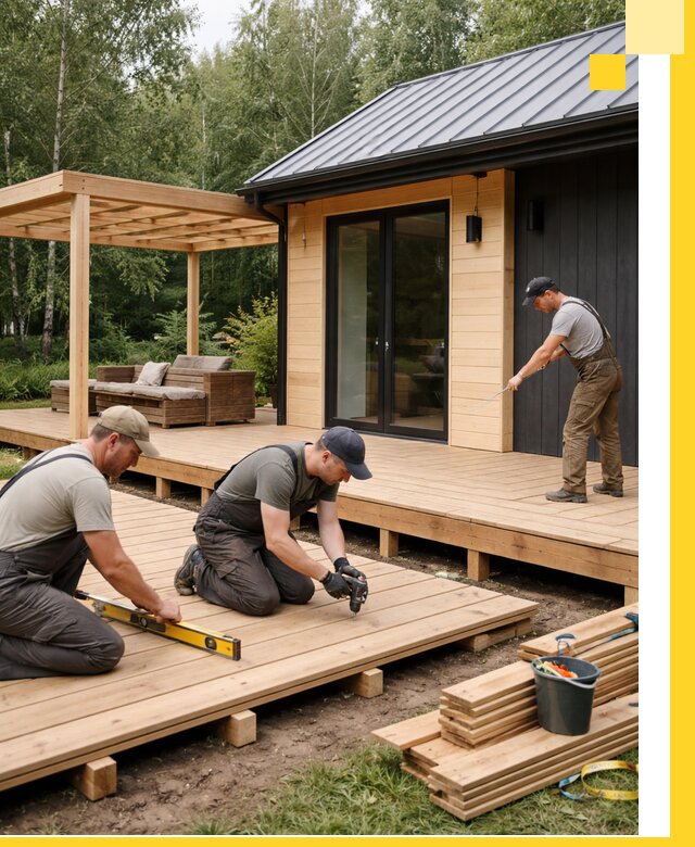 Строительство бань с террасой и бассейном под ключ в Ногинске