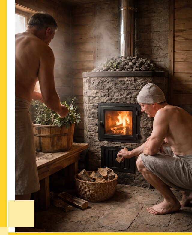 Банные печи под ключ в Ногинске от 45590 р. | ЭриданНгн кирпичная